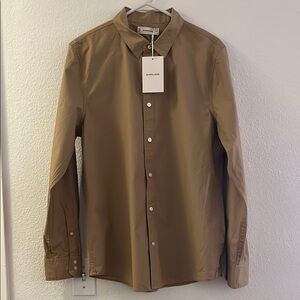 Everlane Men's Tan Shirt M